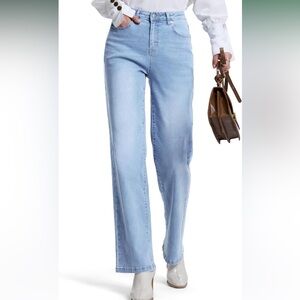 NWT Classic Light Blue Straight Leg Women's Jeans